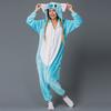 Kigurumi Animal Cosplay Hooded Jumpsuit Pajamas Men Women Long Sleeve Winter Warm Rompe Sleepwear Panda Lion,leopard,elephant,zebra,tiger Cosplay