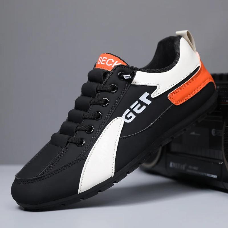 Мужская обувь Модные кроссовки Роскошная кожа Повседневная обувь Сетчатая дышащая Спортивная обувь для бега Легкая удобная Тренировочная обувь Tenis