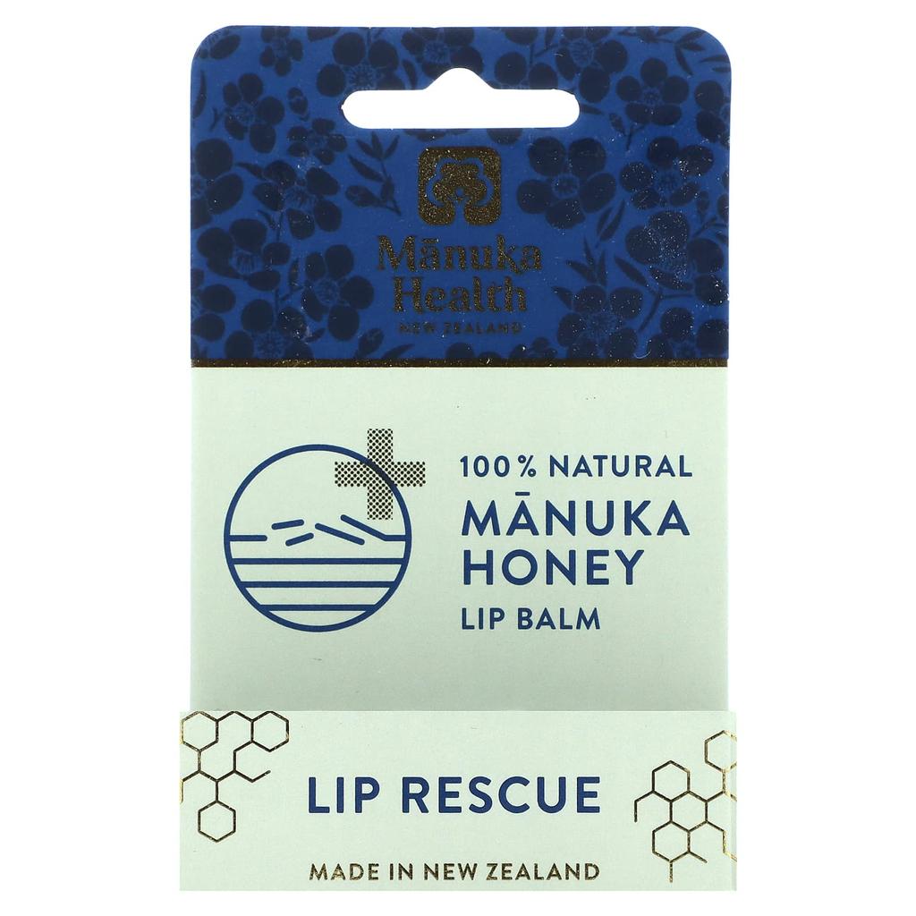Manuka Health 100% натуральный бальзам для губ с медом манука, 0,16 унции (4,5 г)