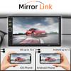 HIPPBQCC Автомагнитола 7" 1 DIN Carplay Android Auto Мультимедийный плеер HD Сенсорный экран FM AUX Вход Bluetooth MirrorLink Авторадио