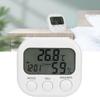 ThermoHygrometer Portable Digital Hygrometer Indoor Home Thermometer Alarm Clock