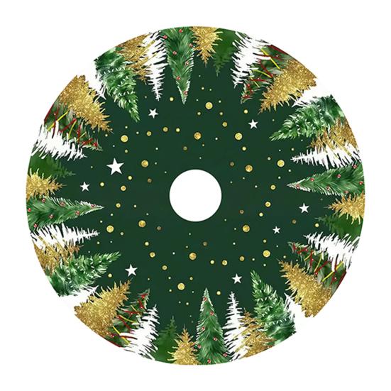 36-дюймовая юбка для рождественской елки, милый снеговик/гном, деревенская юбка для рождественской елки, зимний праздничный коврик для елки для украшения дома в помещении и на улице