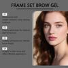 Zephoco Frame & Set Brow Gel: Waterproof Long-Lasting Eyebrow Sculpting Gel with Precise Tip for Defined, Natural Makeup