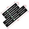 BAUH3 Carbon fiber threshold sticker for cars Pedal protection sticker For Skoda octavia a5 a4 mk1 2 fabia superb rapid mk3 yeti 2006