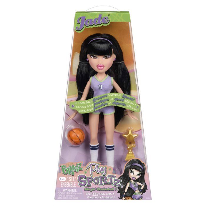 BRATZ - Bratz Play Sportz- Jade - Poupée mannequin joueuse de Basketball