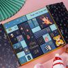 Christmas Advent Calendar Empty Countdown Boxes 24-Day Multi-Functional Container Empty Countdown Paper Boxes for Winter Holiday