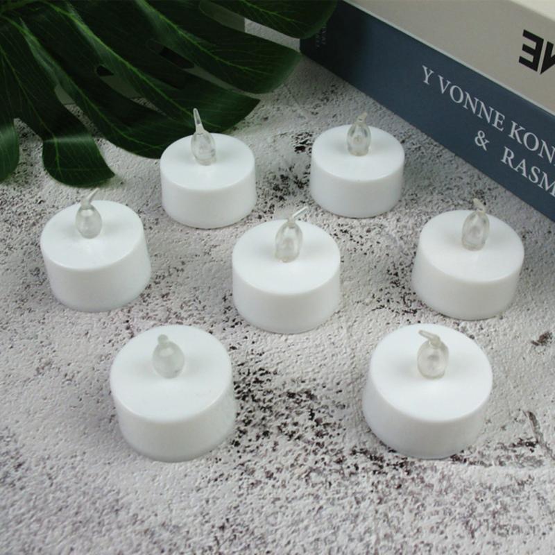 Светодиодные чайные свечи, меняющие цвет, 6 шт., беспламенные свечи, свет для свадеб, дней рождения, романтической атмосферы