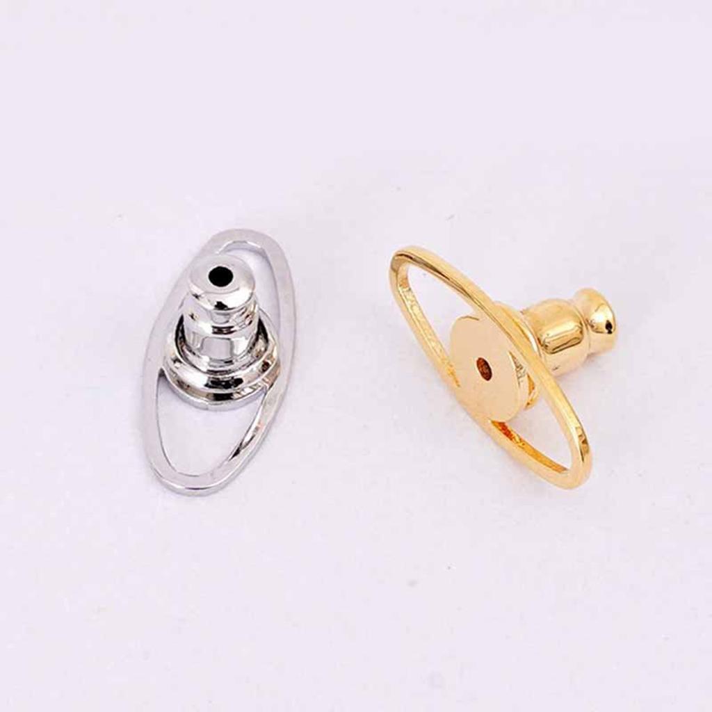 Набор из 4 стабилизаторов для сережек-гвоздиков, легкие подкладки для украшений, защитные подкладки для сережек для обвислых ушей, ювелирные аксессуары