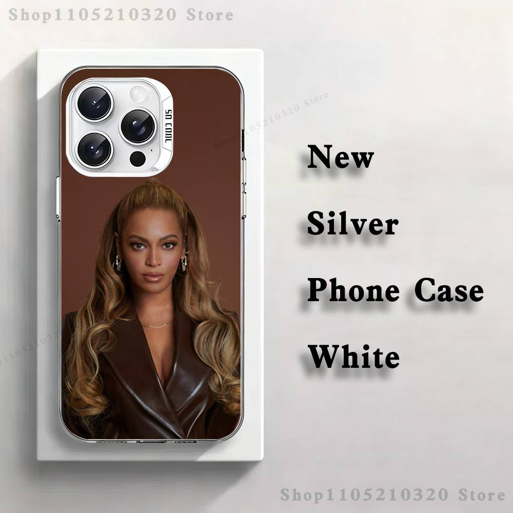 Чехол для телефона Cowboy B-Beyonce для iPhone 17,16,15,14,13,12,11,Mini,Pro,E,MAX Белый Матовый Силиконовый Белый Чехол