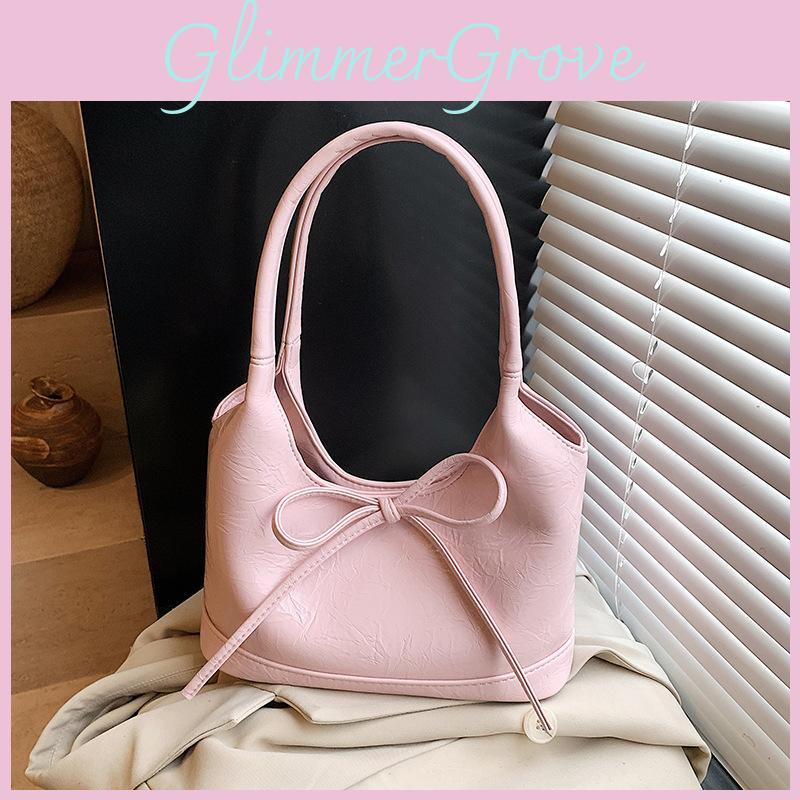 Minimalist Butterfly Knot Bag For Daily Casuals In Pu Material