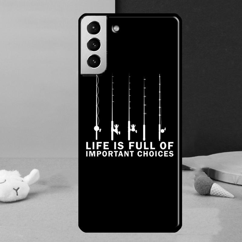 Fishing Rod Tool Phone Case For Samsung Galaxy S25 Ultra S23 S20 S21 S22 S24 FE S9 S10 Plus S24 Ultra Cover