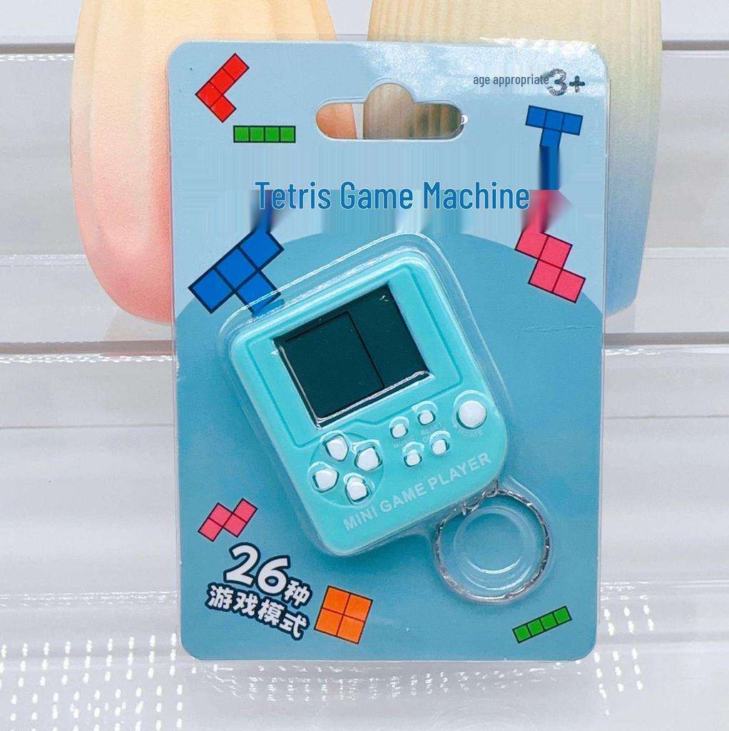 Мини портативная игровая консоль Тетрис брелок игрушка