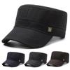 Spring Autumn Men's Flat Top Cap Middle-Aged and Elderly Outdoor Sun Protection Sunshade Sports Cap