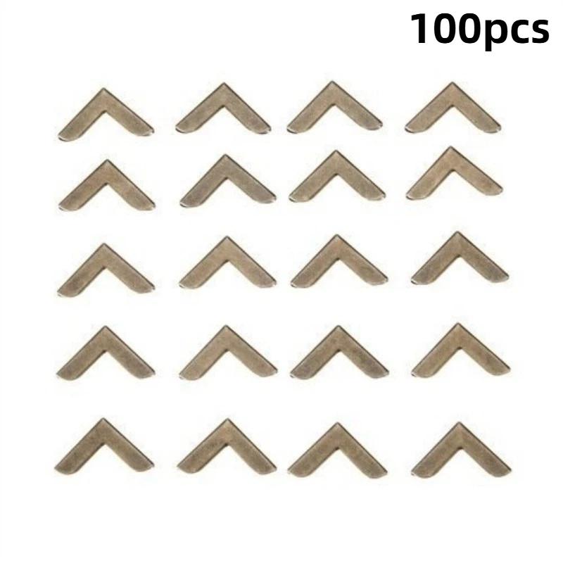 300PCS Metal Corner Protectors Rust-Proof Durable Edge Guards for Scrapbooks Photo Albums Menus DIY Art Projects