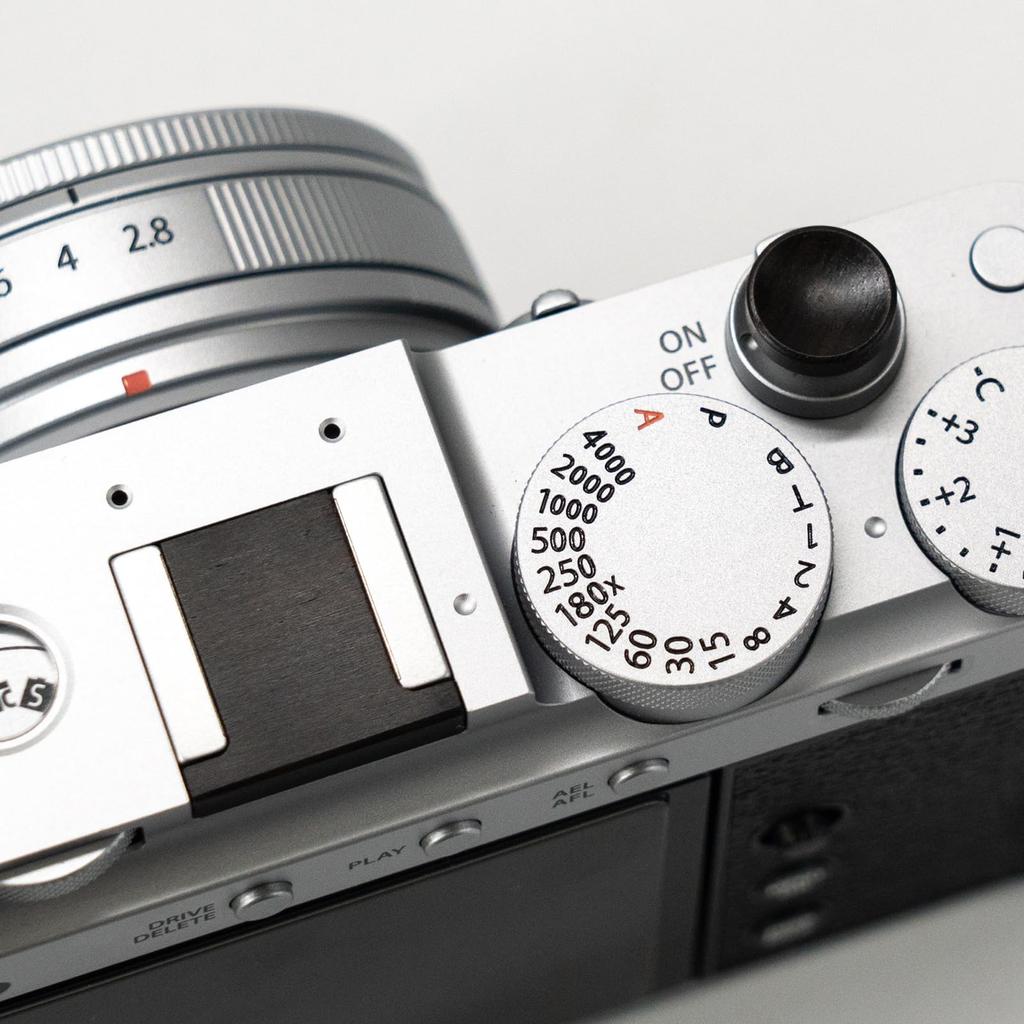 Iborrys Крышка горячего башмака Крышка кнопки спуска затвора Совместима с FUJIFILM и более чем 20 другими камерами Изготовлена из высококачественного дерева Ретро Ручная работа с горячим башмаком