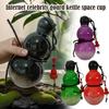 Large Capacity Gourd Water Bottle Vintage Convenient Cup Chinese Style Creative Water Cup Travel Exercise Drinking Bottle
