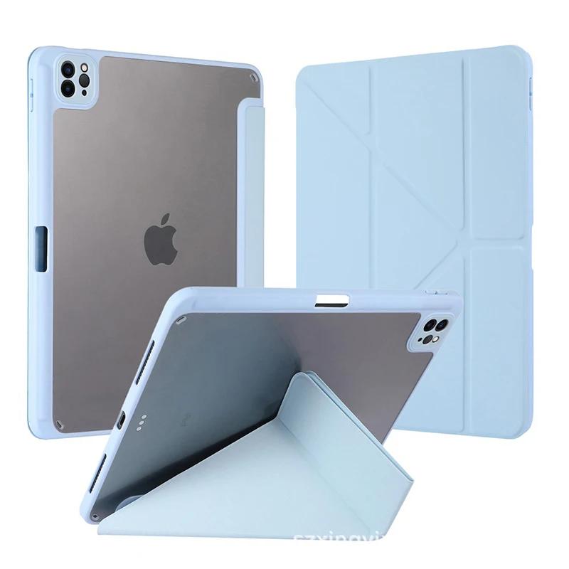 С держателем для карандаша Чехол для IPad A16 Air11 M2 M3 2025 2024 IPad Air5 Air4 Поколение IPad Pro11 M4 M2 10-е 9-е 8 7 10.2'' Air3 10.5 9.7