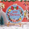 Christmas Embroidery Kit Merry Christmas Embroidery Kits With Patterns Christmas Stocking Ornaments Craft Kits Christmas