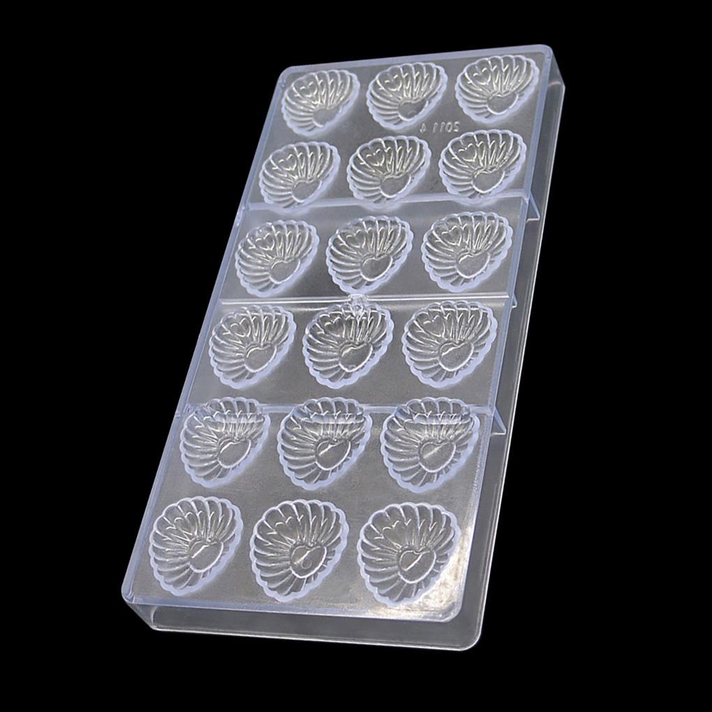 Форма для шоколада, прозрачная пластиковая форма для украшения десерта, для выпечки кексов, печенья, конфет