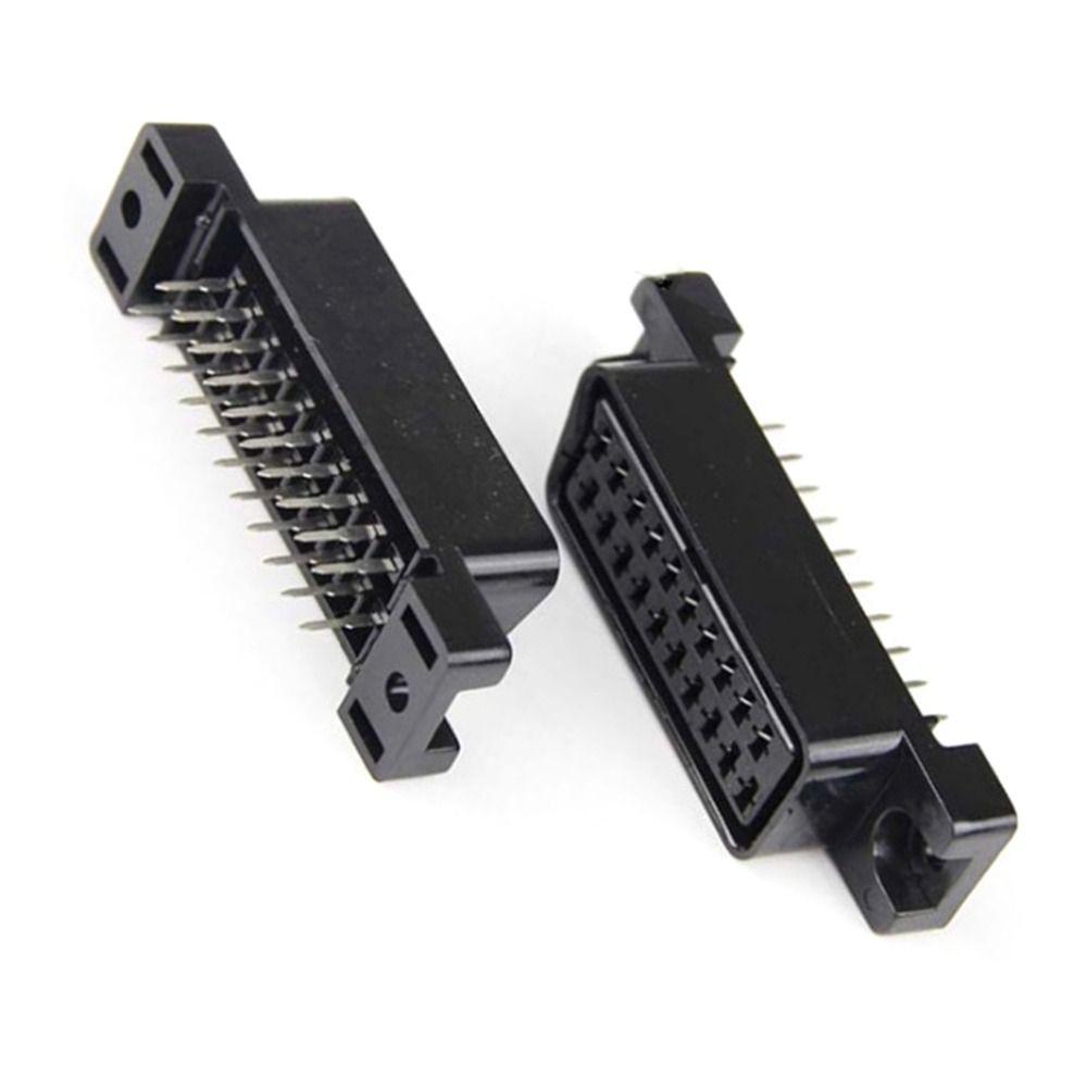 CS Type SCART Socket High quality Female Socket Connector 21 PIN SCART Plug 21 PINS Jack