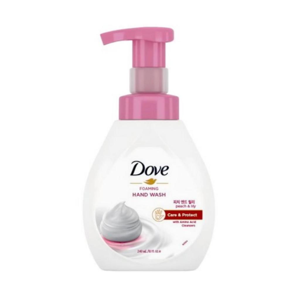 Пенящееся мыло для рук Dove - персик и лилия (240мл)