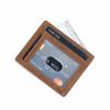 Crazy Horse Leather Wallet Ultra-thin Card Bag OEM OEM RFID Anti-Magnetic Business Gift Card Holder