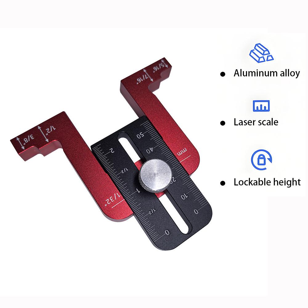 Измеритель глубины и высоты для деревообработки, для циркулярной пилы, гравера и регулировки фрез