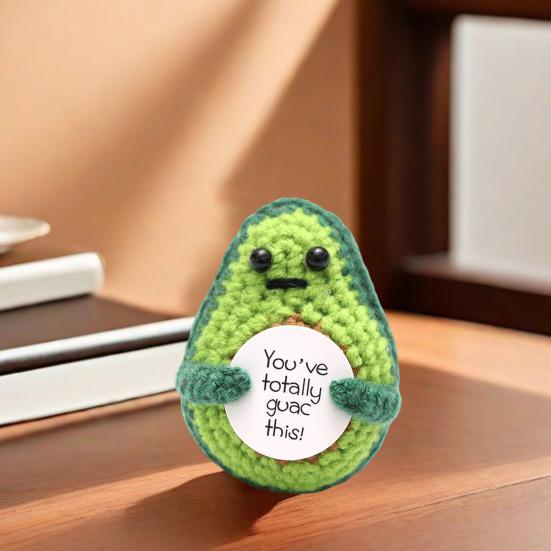 Вязание крючком позитивных горшечных растений с картой Эмоциональная поддержка ручная работа вязание подсолнух суккулент