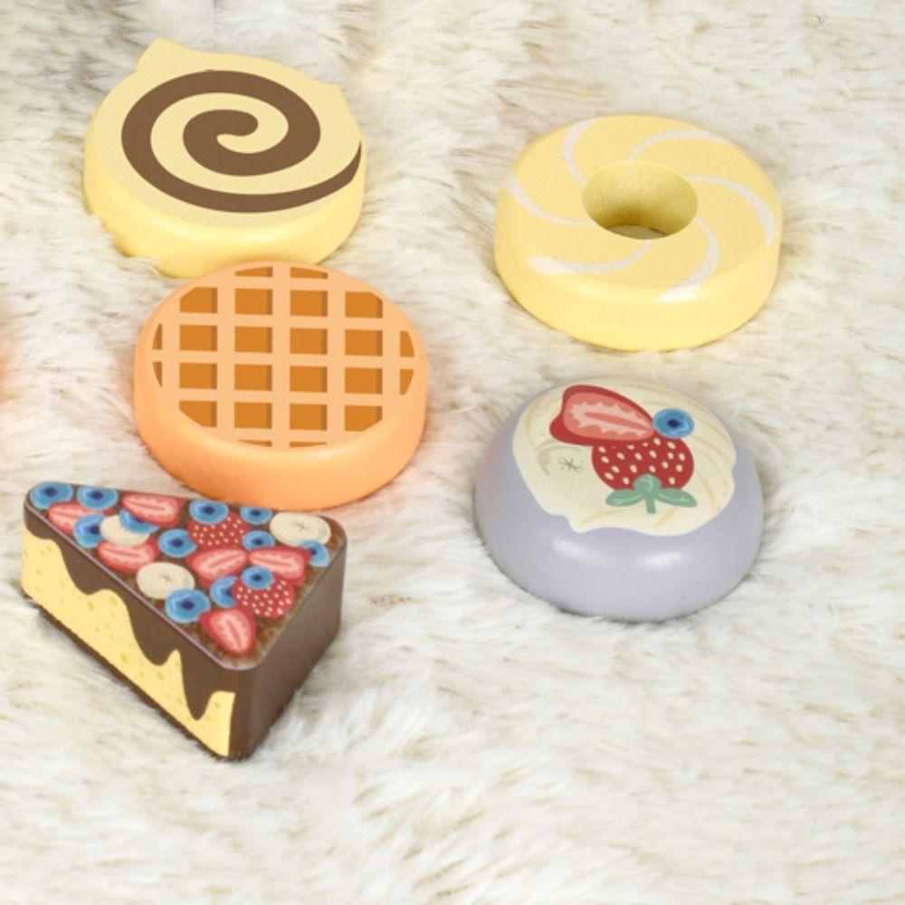 Simulation Afternoon Tea Set Toy Early Educational Pretend Play Kitchen Set  Party Favor Gift