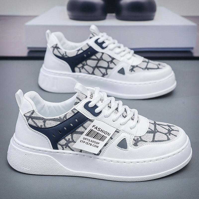 Массивные кроссовки размера плюс 45 для мужчин, модные повседневные туфли из микрофибры, кожи и сетки, дышащие, на увеличенной платформе