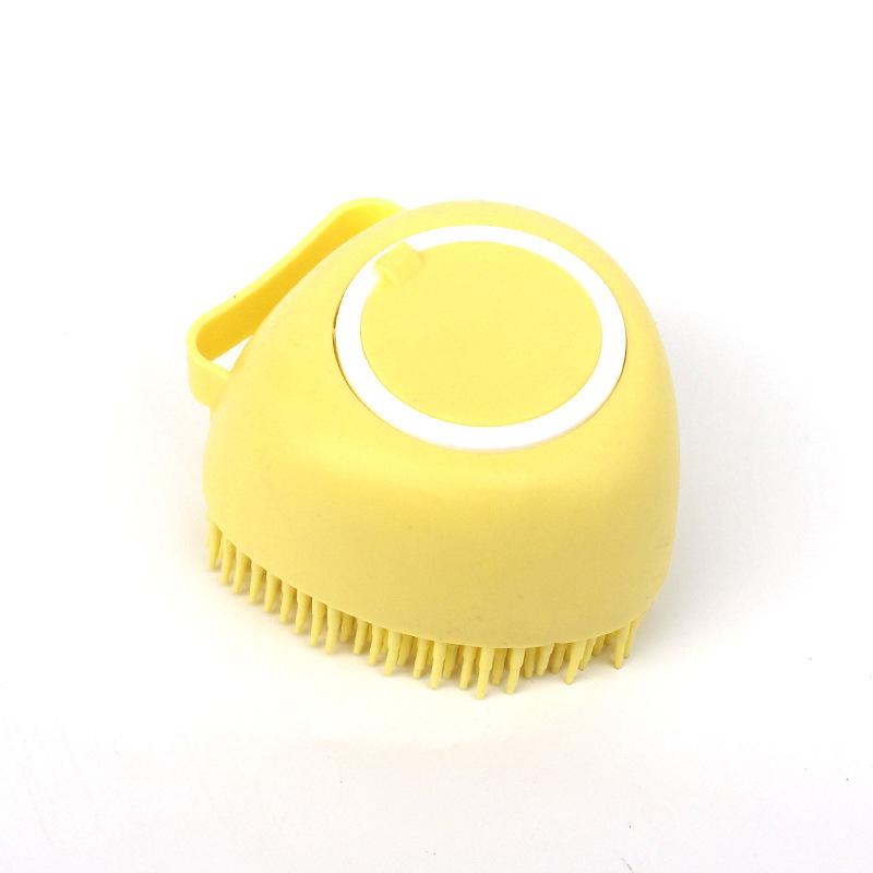 Pet Bathing Brush Soft Silicone Massager Shower Gel Bathing Brush Clean Tools Comb Dog Cat Cleaning Grooming Supplies