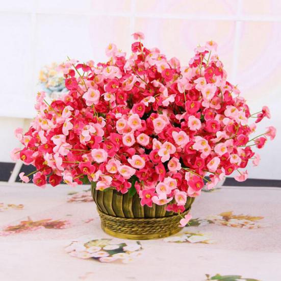 Искусственный шелковый колокольчик, цветок, букет листьев, домашний декор для свадебной вечеринки