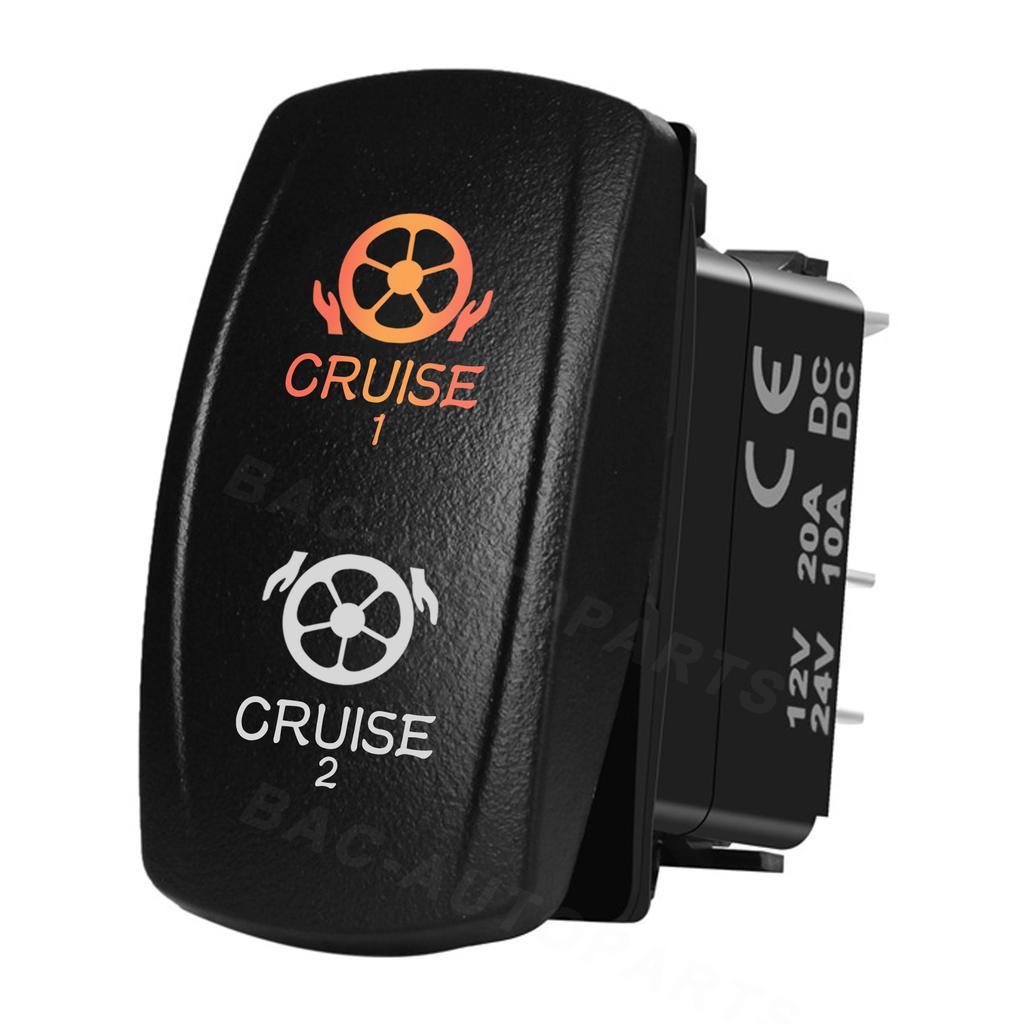 12V/24V Waterproof Backlit Marine Rocker Switch For Yacht Fishing Boat Sailboat Cruiser Navigation Anchor Lighting Fuel System Battery Switches5