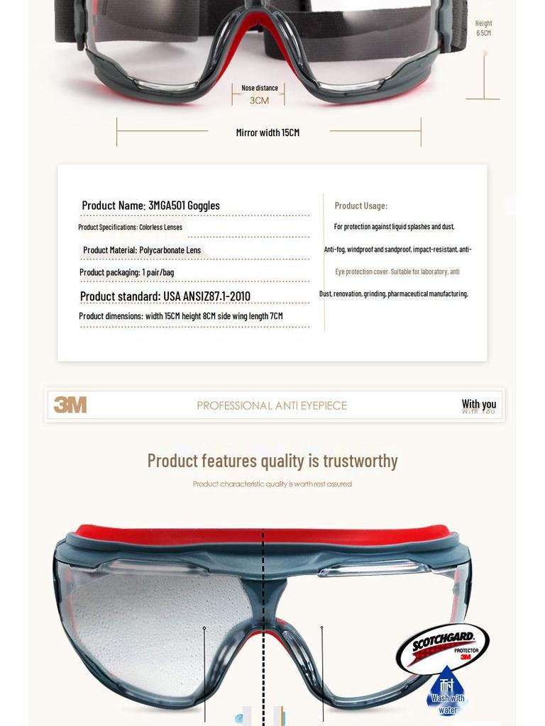 3MGA501 Очки для велоспорта с защитой от запотевания, ударопрочные, с защитой от УФ-лучей для тех, кто носит очки