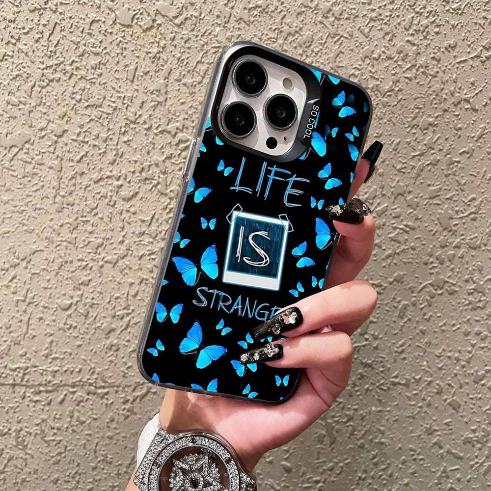 Игровой Аниме Life Is S-Strange Милый Чехол Для Телефона Для IPhone 17 16 15 14 13 12 11 Pro Max Plus Цвет Серебристый Чехол