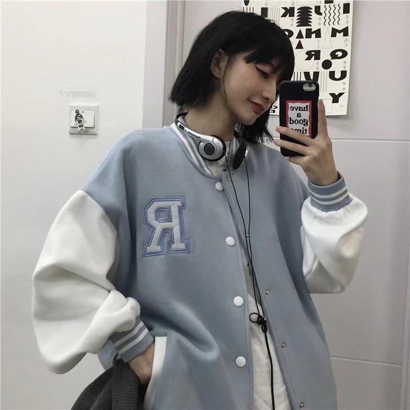 Мужская и женская модная брендовая толстовка с капюшоном Jacketamerican Retro Baseball Свободная куртка Мужская мода Сплошной цвет Топ Свободная куртка больших размеров