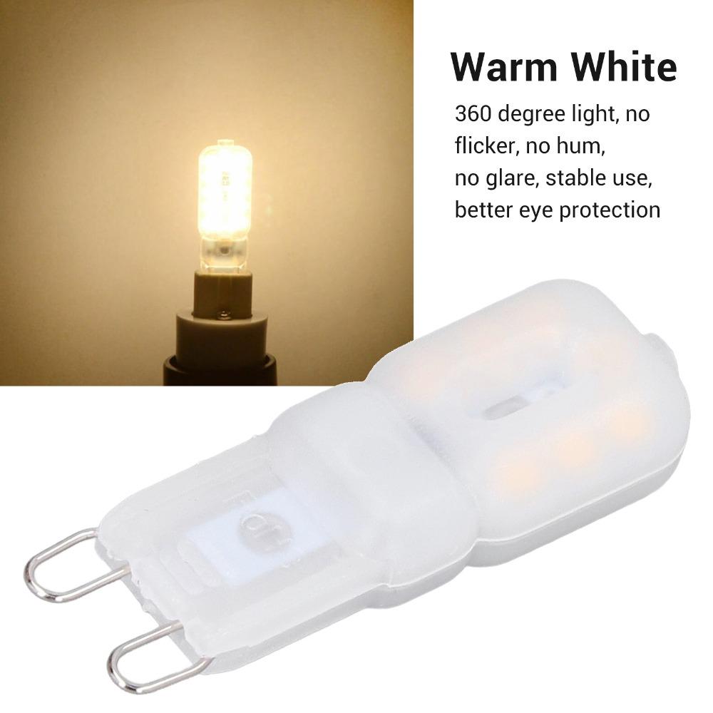 3Pcs Warm White G9 LED Bulb Energy Saving G9 Replacement Bulb New G9 Light Bulb Chandelier Lighting