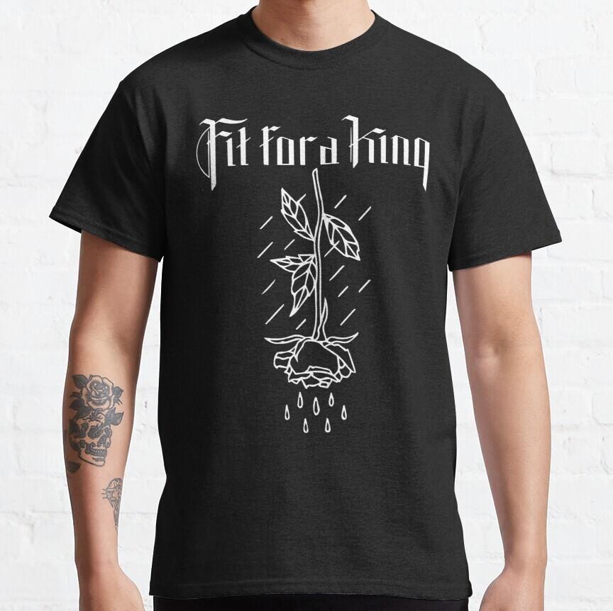 НОВЫЙ Лимитированный Fit for a King 6 Классический Унисекс Футболка Топы Футболка S -5XL черный