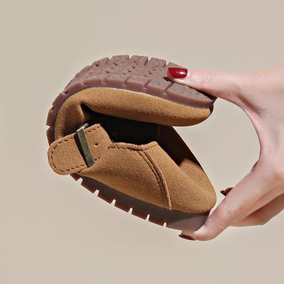 Ретро женские туфли на плоской подошве осенью 2025 года, новые ленивые туфли Doudou на мягкой подошве с одной педалью