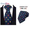 Men Christmas Tie Woven Classic  Necktie Formal Tie  for Wedding Christmas Gift