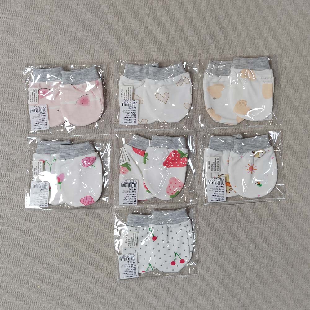 5 пар/комплект мягких хлопковых варежек для новорожденных, защита рук от укусов и царапин, защита лица, детские перчатки 0-3 месяцев