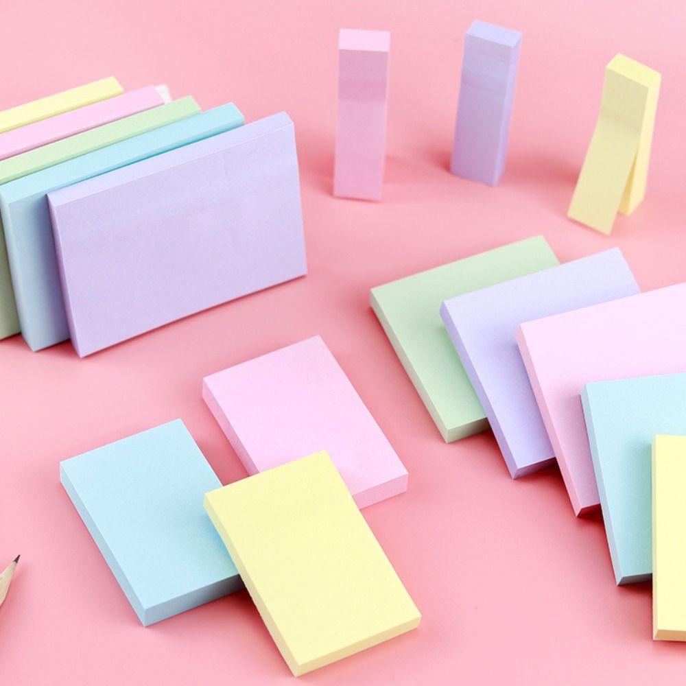 100 Sheets Paper Scrapes Stickers Colored Colorful Notepad Writing Pads Sticky Notes Office
