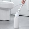 Керамическая щетка для унитаза с защитой от запаха и набором держателей, длинная ручка, прочная щетина, не царапающая щетка для унитаза, принадлежности для ванной комнаты