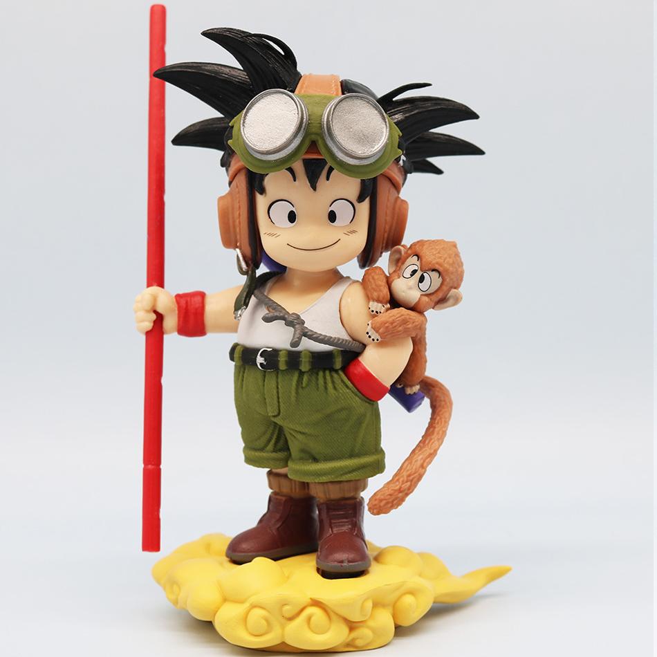 16СМ Аниме Dragon Ball Фигурка Сон Гоку DRAGONBALL SNAP COLLECTION Серия Транспортных Средств Модель Пилота в Костюме Игрушка Кукла Фигурка Действия
