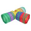 Cat Tunnel 3 Way Folding Portable Canvas Puppy Kitten Cat Tunnel Tube Toy for Indoor Outdoor