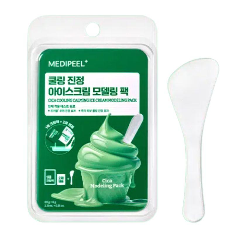 MEDI-PEEL Cica Cooling Soothing Ice Cream Modeling Pack Calming & Redness Relief 60g + 6g