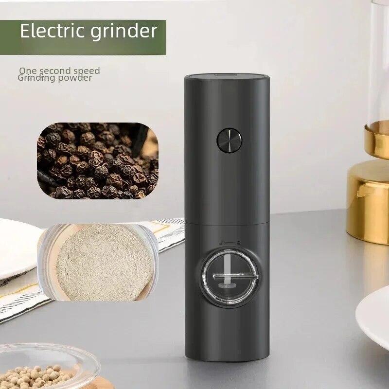 Электрическая мельница для перца из нержавеющей стали с функцией гравитационного зондирования, точная регулировка, грубый и тонкий помол