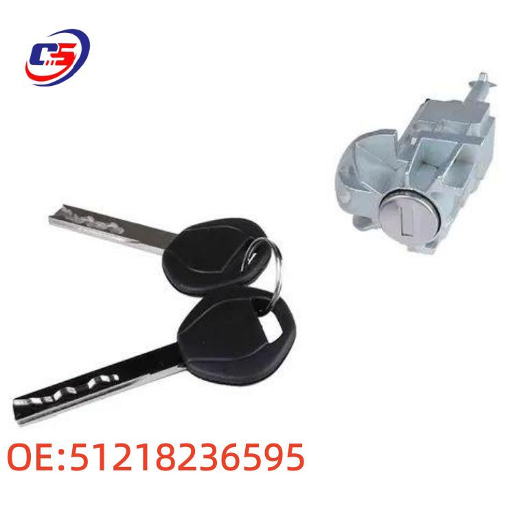 Bmw e46 (2003-2005) Комплект цилиндров замка двери с ключами - Номер детали 51218236595