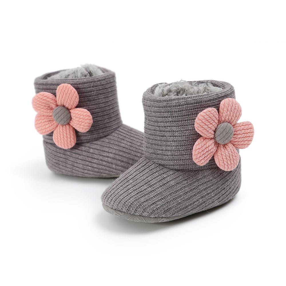 MYGGPP Boots Warm 0-1 Year Old Baby Soft Bottom Shoes Baby Shoes Padded Snow Boots Cotton Boots Baby Shoes Cloth Bottom