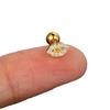 Fashion High Quality Helix Piercing Lips Loving Heart Earrings Women Trend Sliver Gold Color Zircon Tragus Bone Stud Ear Ring